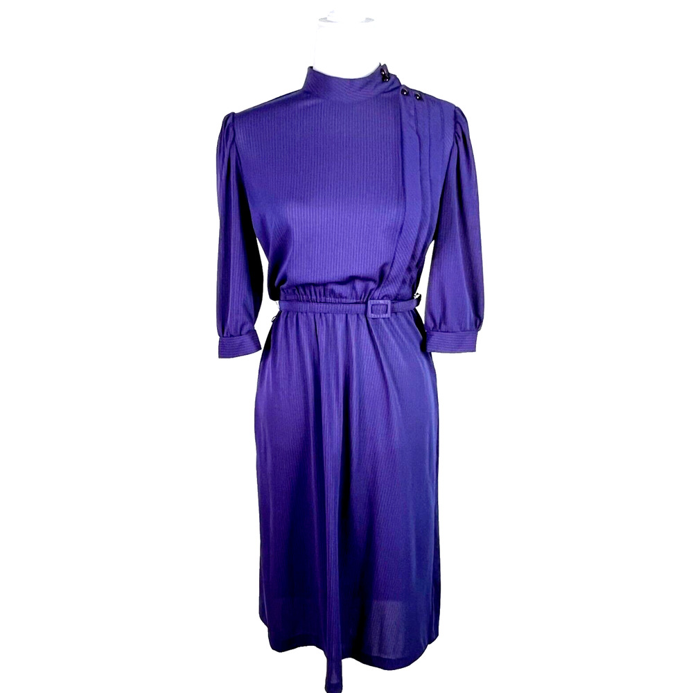 Vintage‎ Center Stage SPRTSWR Blue Red Stripe Belted Waist Size 10